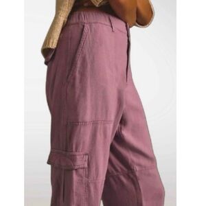Anthropologie Pilcro Linen Cargo Pants Large
